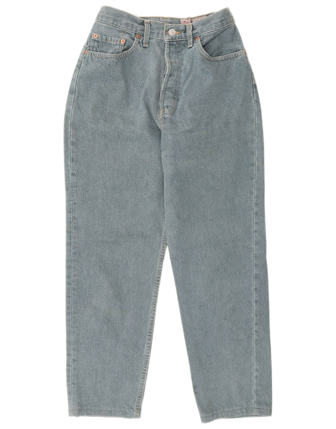 Vintage Damen Tapered Jeans W25 L26 Blau