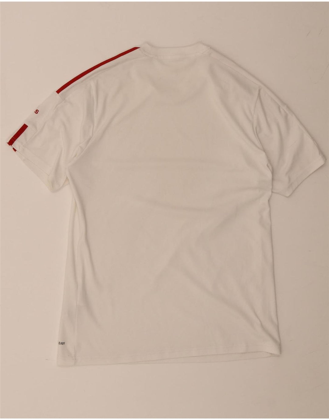 Adidas Herren Aeroready T-Shirt Top Mittelweißes Polyester