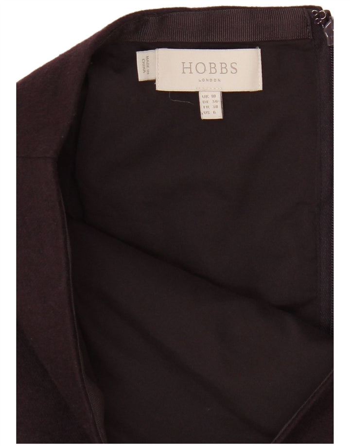 Hobbs Damen Bleistiftrock UK 10 Small W28 Lila Polyester