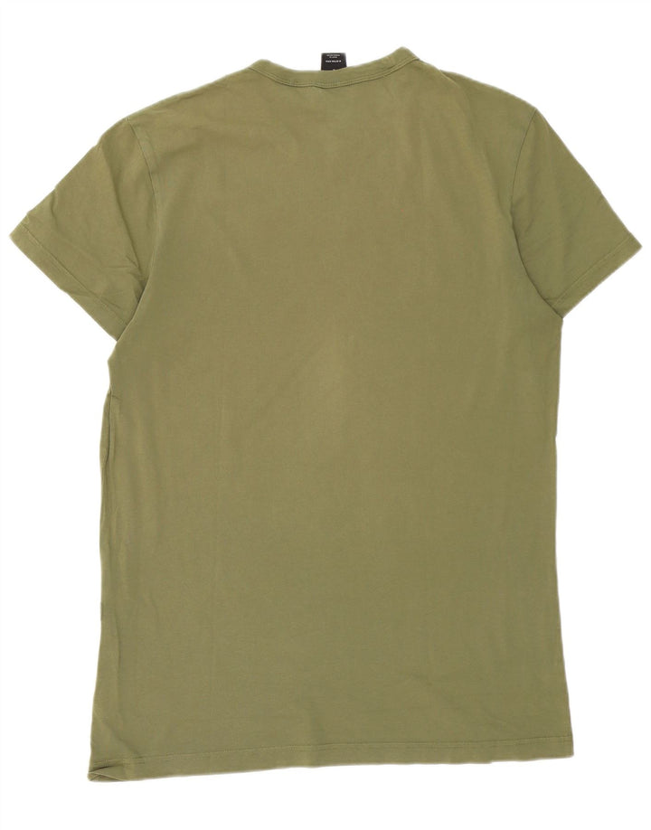 G-Star Herren T-Shirt mit Grafik, groß, Khaki, Baumwolle
