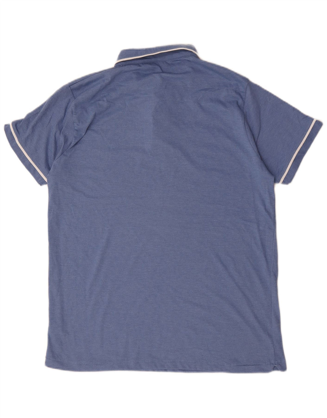 French Connection Herren-Poloshirt XL, blaue Baumwolle