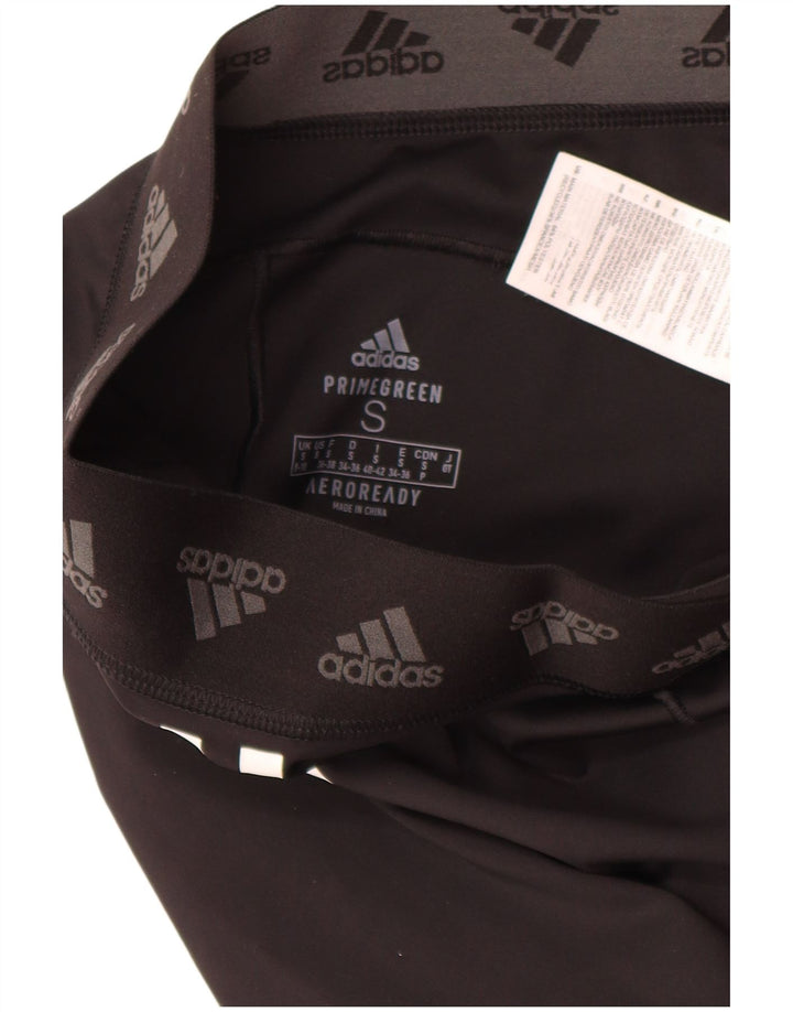 Adidas Damen Aeroready Leggings UK 8/10 Small Schwarz Polyester