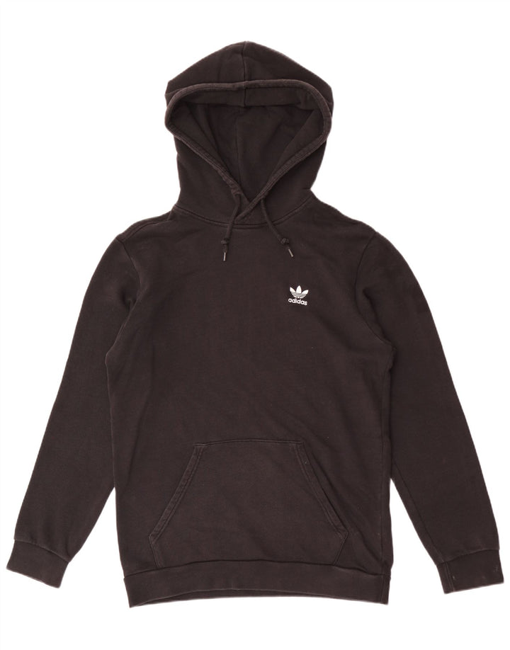 Adidas Herren Kapuzenpullover Mittelschwarz Baumwolle