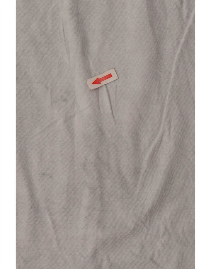 Puma Herren Grafik-T-Shirt-Oberteil aus mittelgrauer Baumwolle