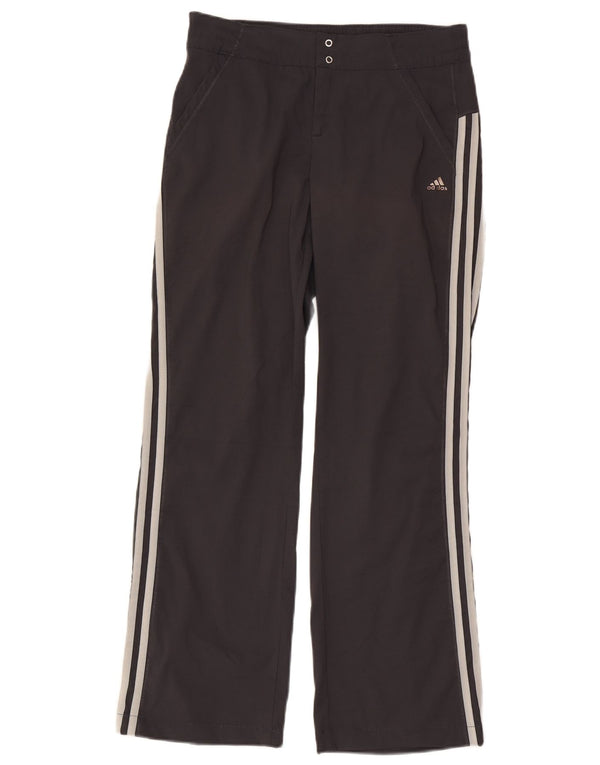 Adidas Damen Climalite Straight Casual Hose UK 12 Medium W30 L29 Schwarz