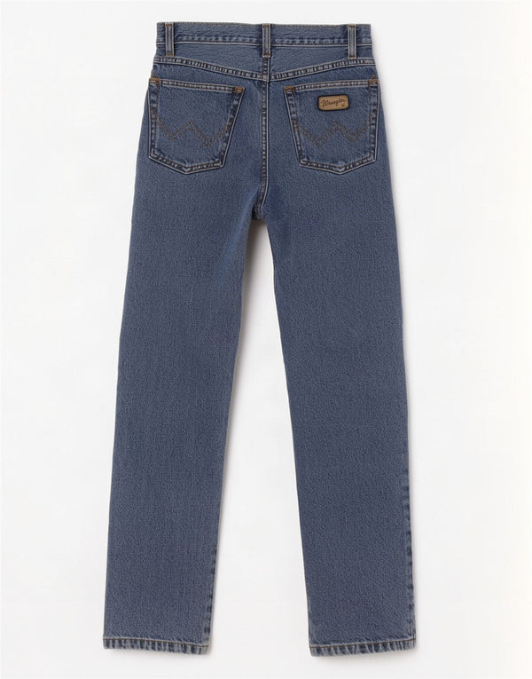 Wrangler Damen Lucy Straight Jeans US 10 Large W30 L30 Blaue Baumwolle