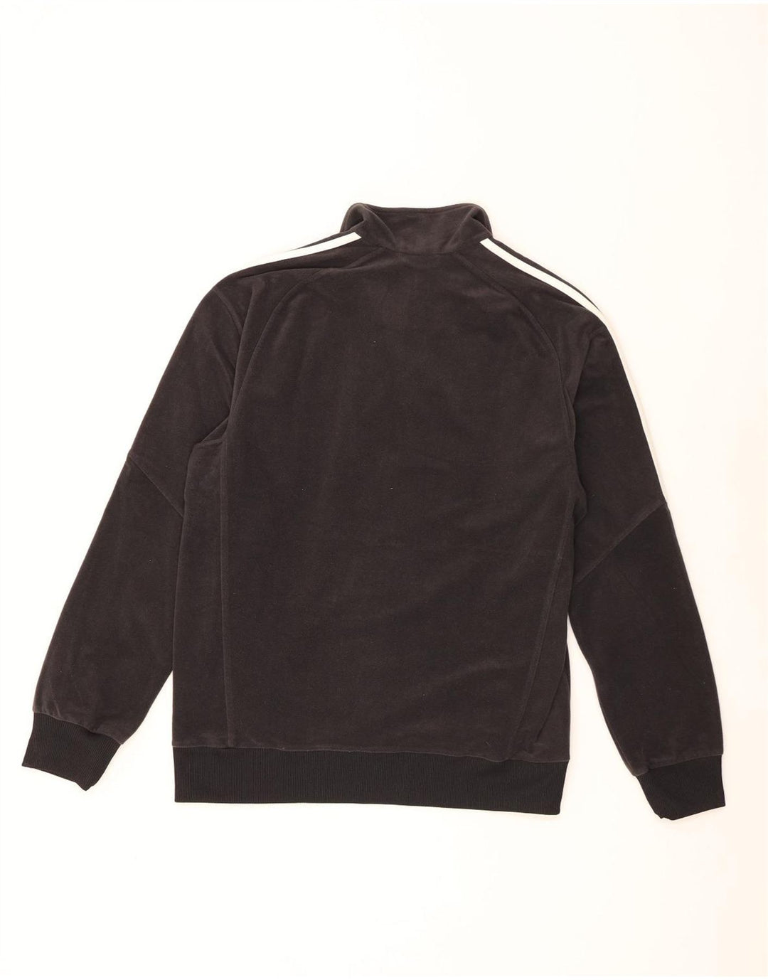 Adidas Herren Fleecejacke UK 38 Medium Schwarz Polyester