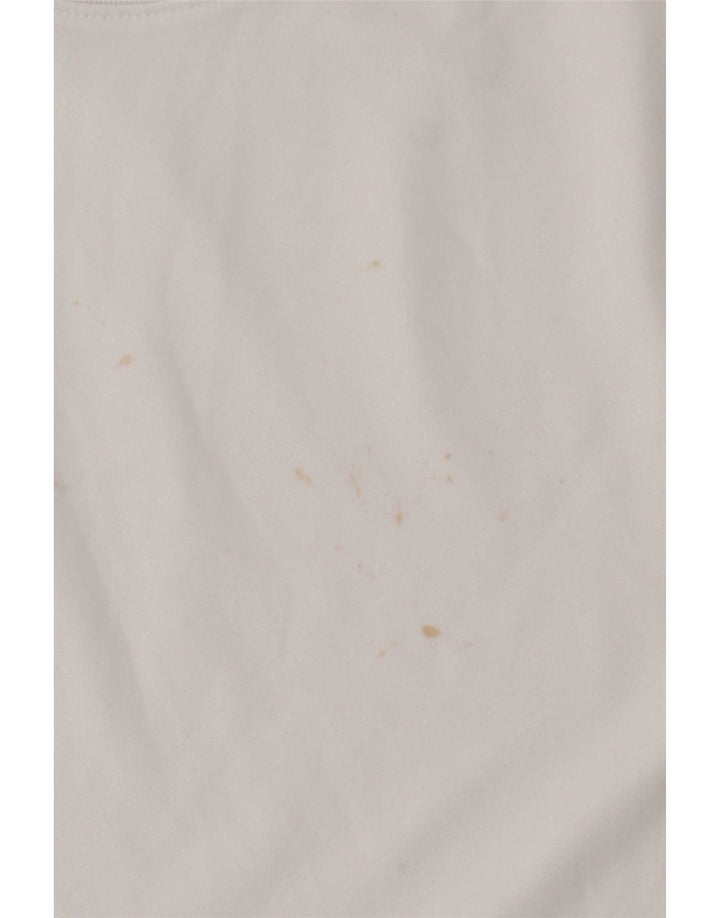 Nike Herren Dri Fit Slim T-Shirt Top Mittelweißes Polyester