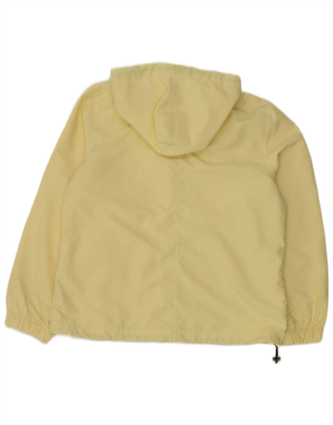 Reebok Damen Kapuzen-Regenjacke UK 14 Large Gelb Polyester