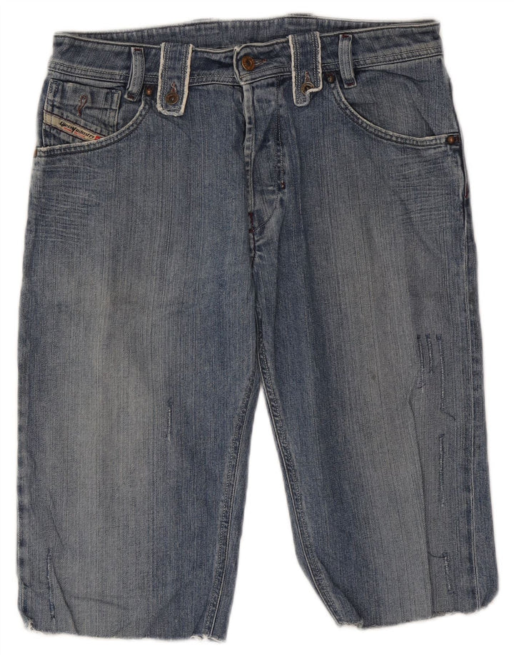 Diesel Herren Jeansshorts W31 mittelblaue Baumwolle