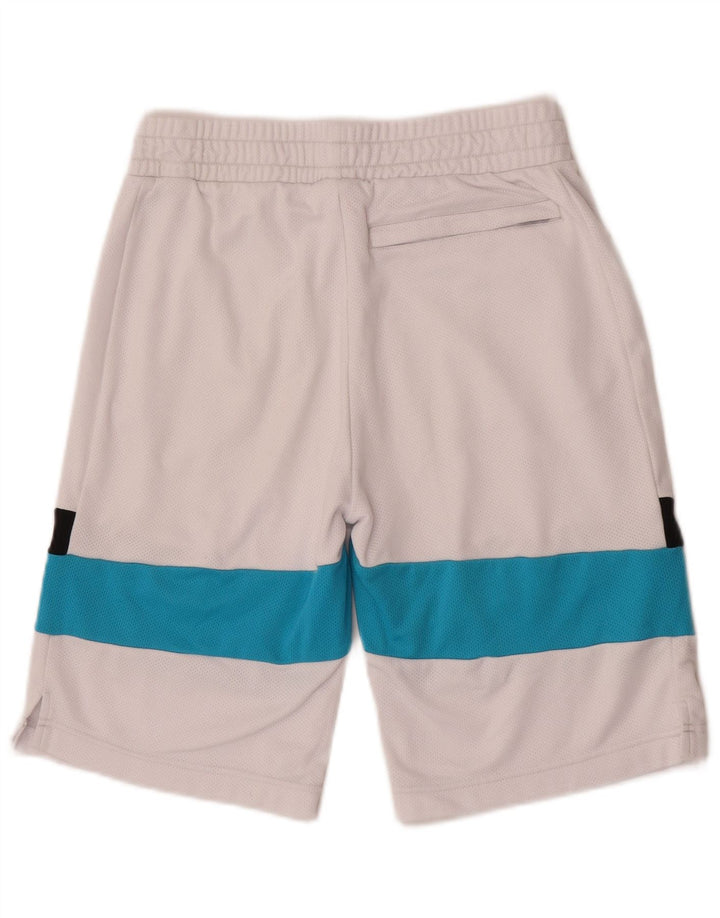 Kappa Herren-Sportshorts, Größe S, Weiß, Farbblock