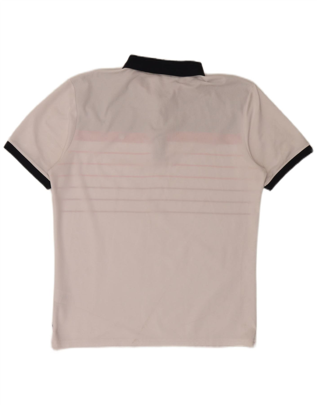 Calvin Klein Herren-Poloshirt, großes weißes Colourblock-Polyester