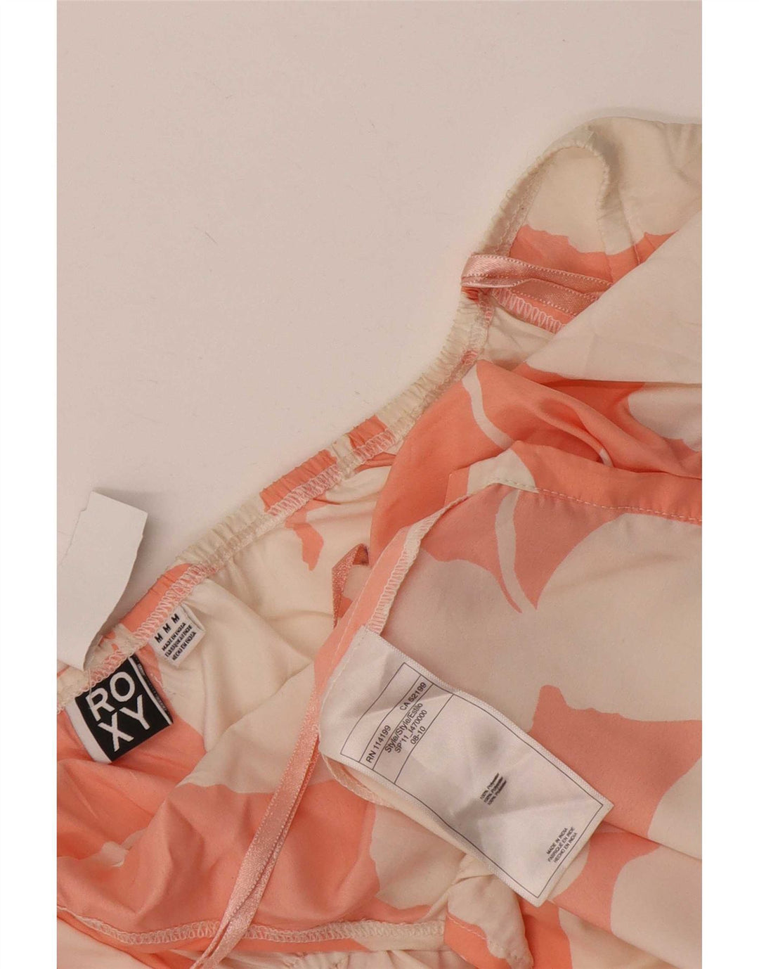 Roxy Damen-Sommerkleid, UK 12, mittelrosa, geblümtes Polyester