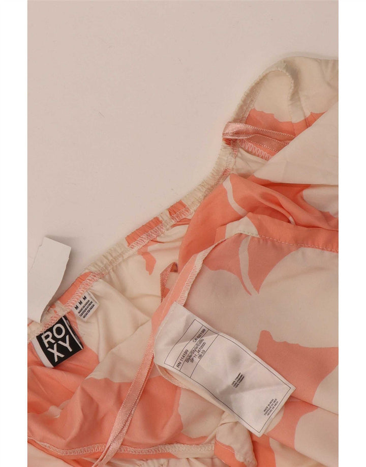 Roxy Damen-Sommerkleid, UK 12, mittelrosa, geblümtes Polyester
