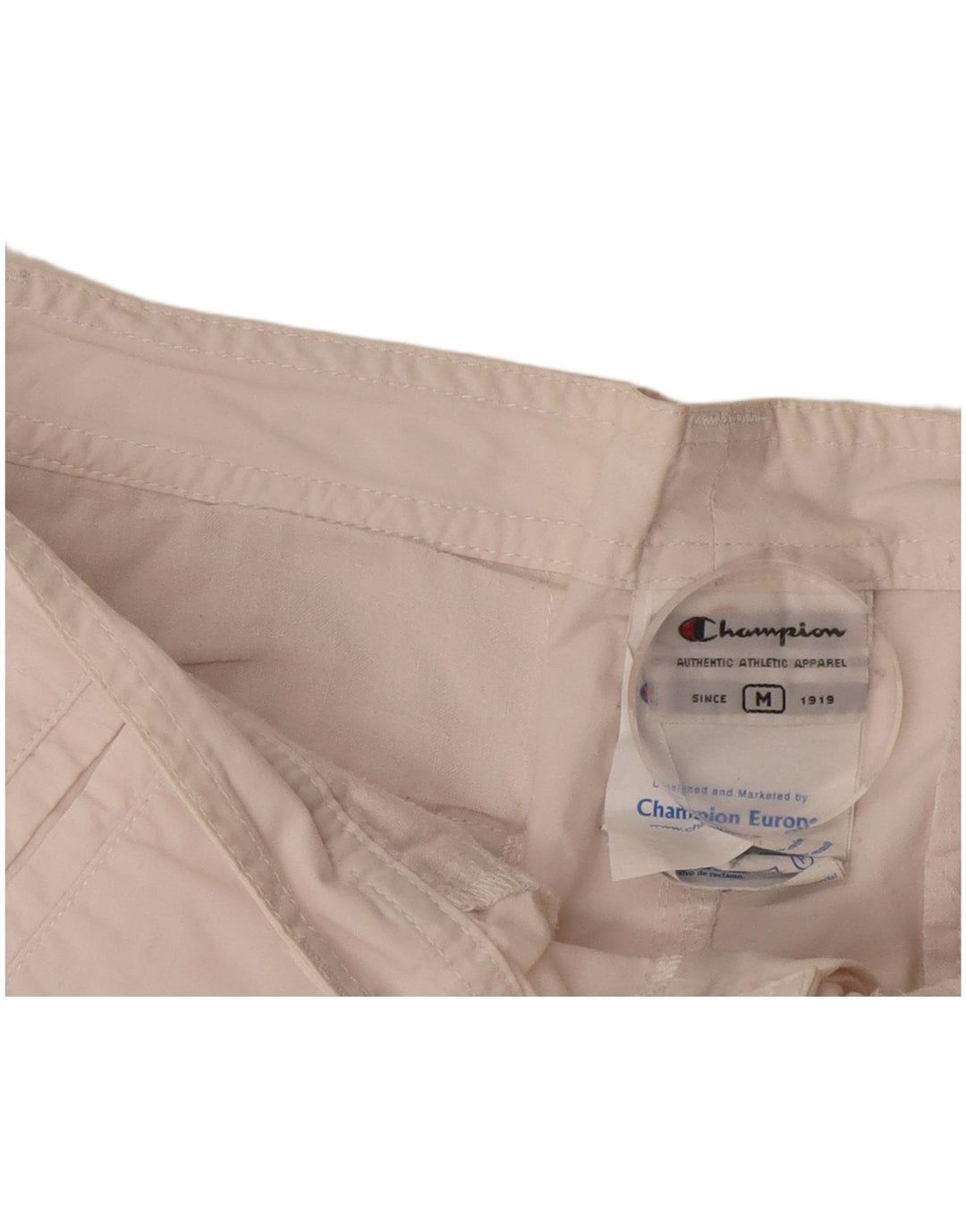 CHAMPION Damen-Freizeitshorts, Größe M, W30, cremefarbene Baumwolle