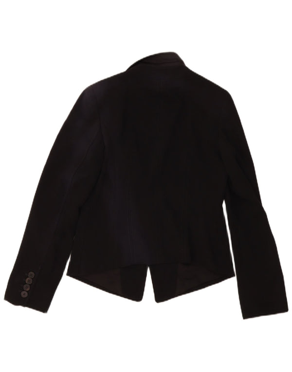 Marella Damen-Blazerjacke mit 1 Knopf, Größe S, Größe S, Schwarz, Polyester