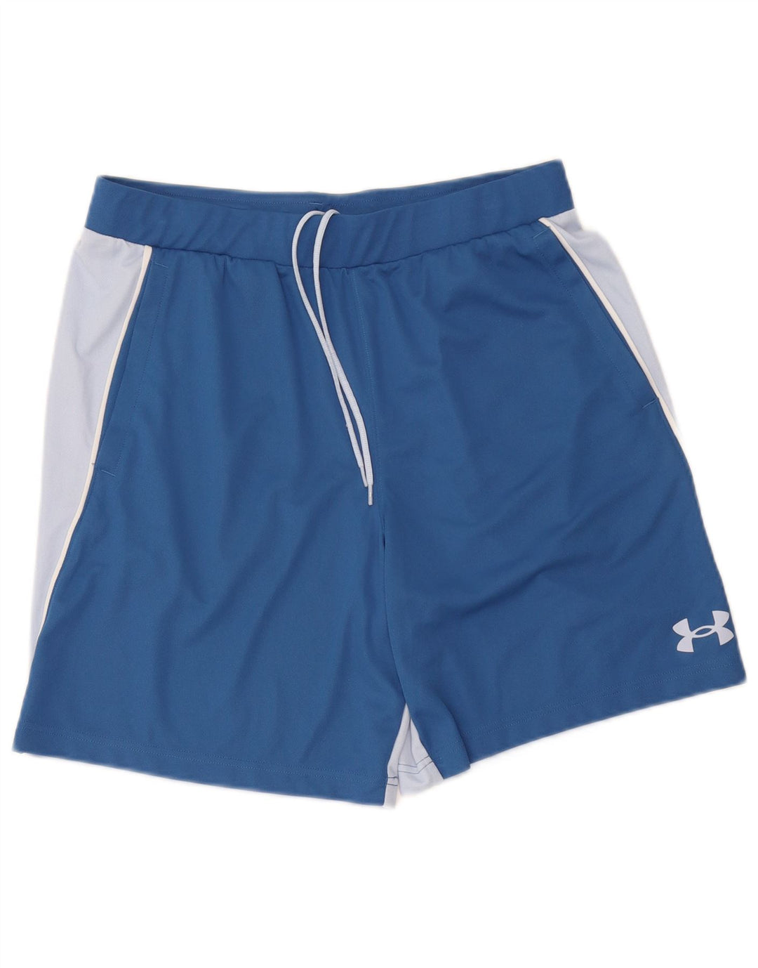 Under Armour Herren-Sportshorts, großes, blaues Colourblock-Polyester