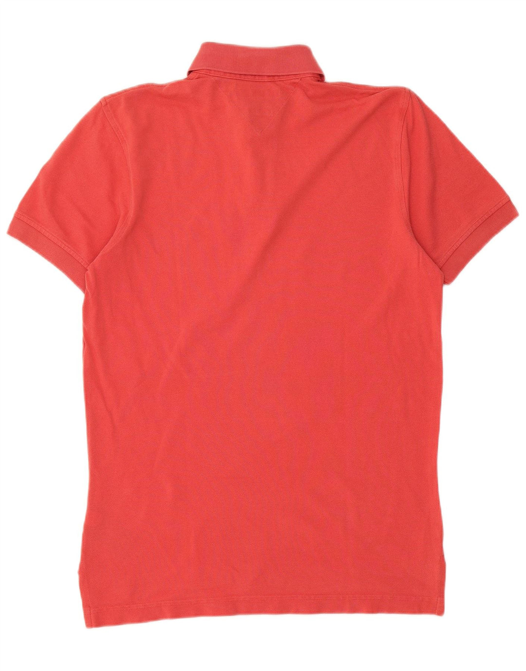Tommy Hilfiger Herren-Poloshirt, kleine rote Baumwolle
