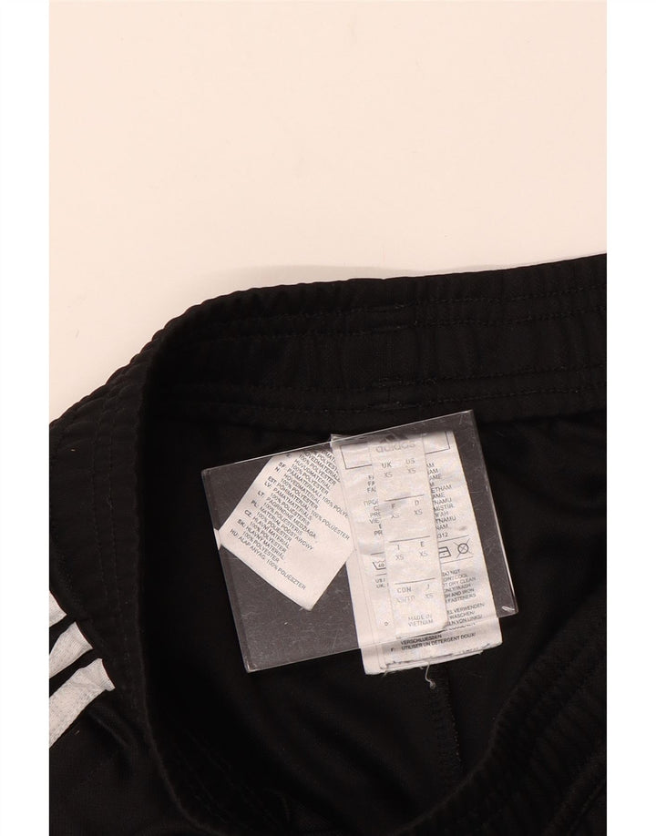 ADIDAS Damen Trainingshose UK 6 XS Schwarz Polyester