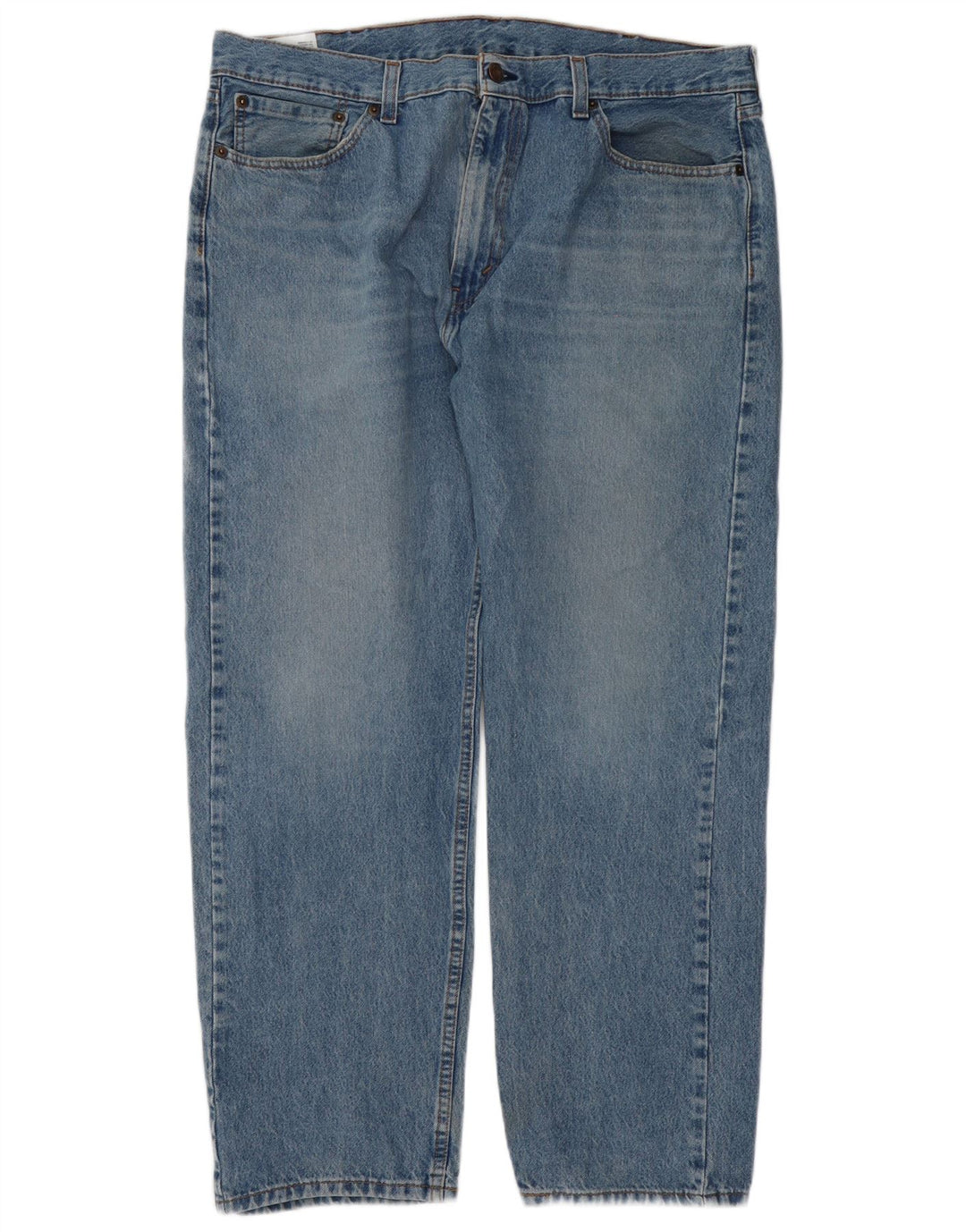Levi's Herren 505 Straight Jeans W38 L30 Blaue Baumwolle