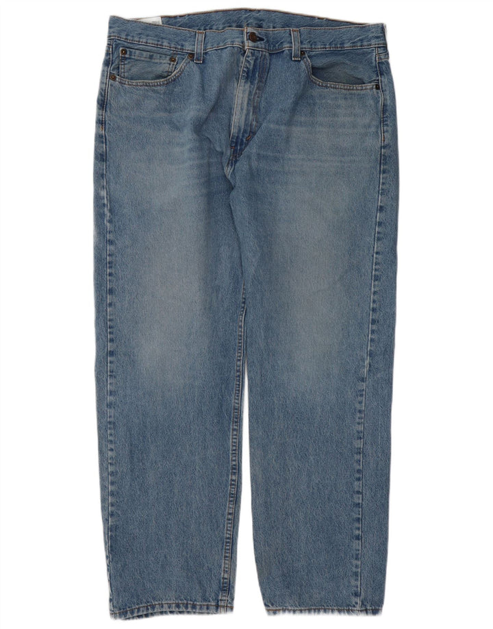 Levi's Herren 505 Straight Jeans W38 L30 Blaue Baumwolle