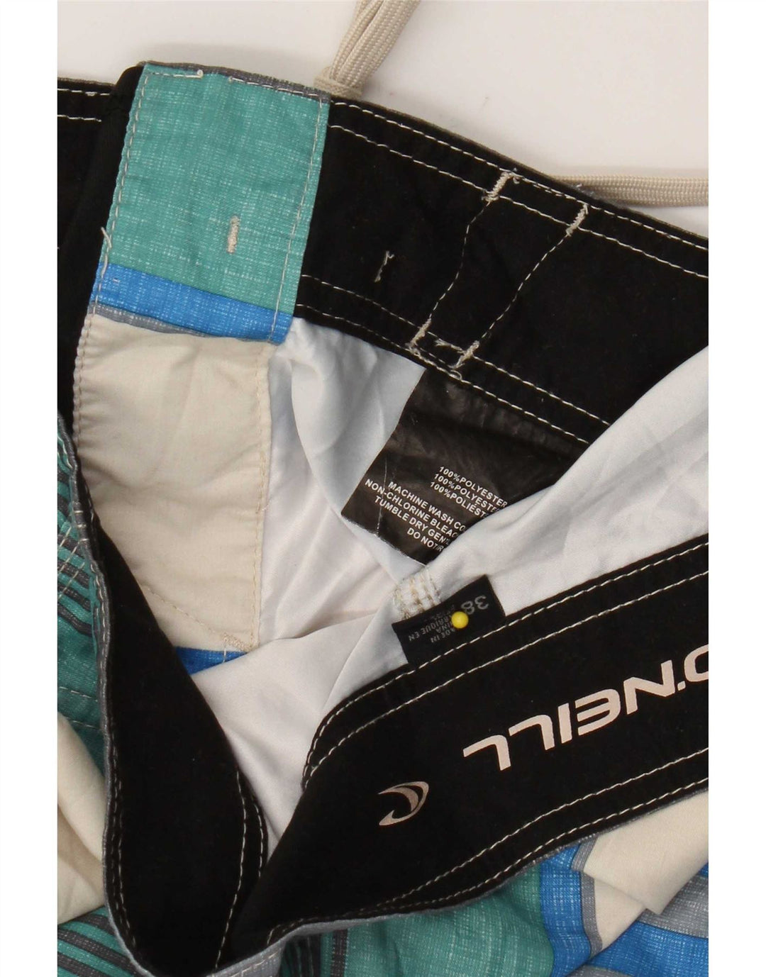 O'Neill Herren-Badeshorts XL, mehrfarbig, gestreift, Polyester