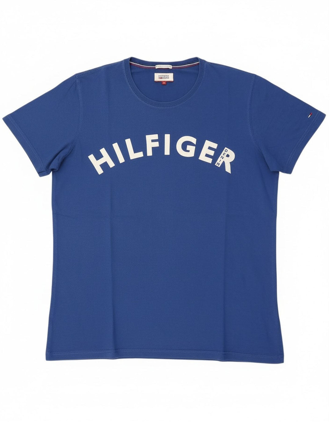 Tommy Hilfiger Herren Grafik T-Shirt Top XL Blau Baumwolle
