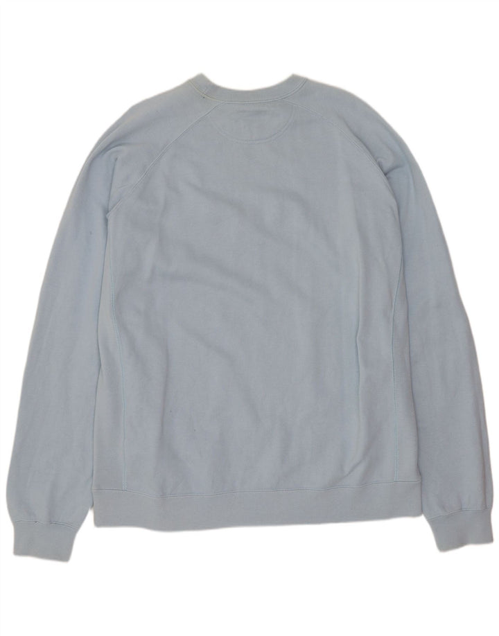Champion Herren-Sweatshirt mit Grafik, 2XL, blaue Baumwolle