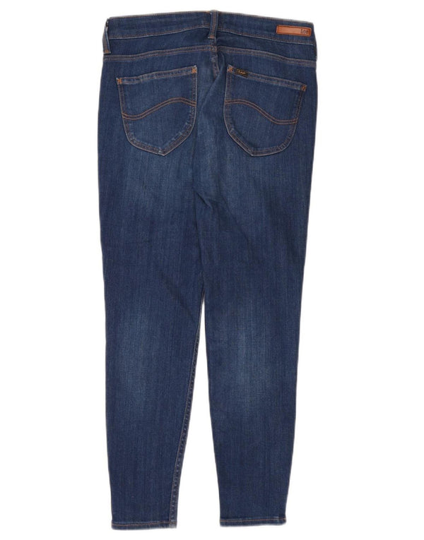 Lee Damen Scarlett verkürzte Röhrenjeans W28 L26 Blaue Baumwolle