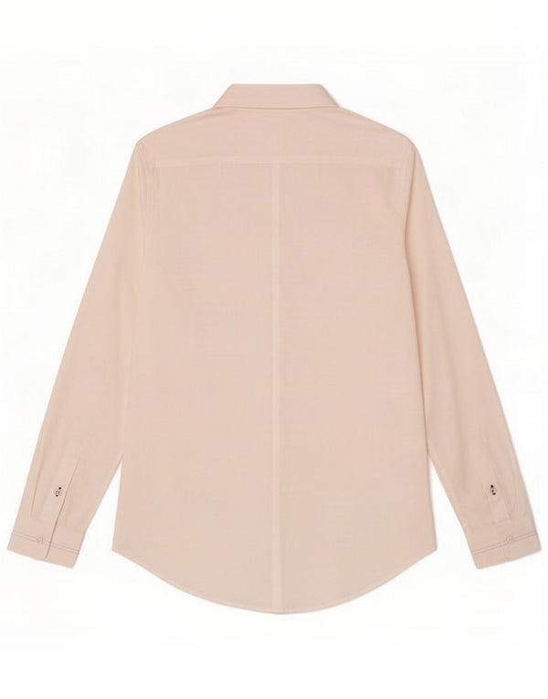 Massimo Dutti Damen Hemd EU 36 XS Weiße Baumwolle