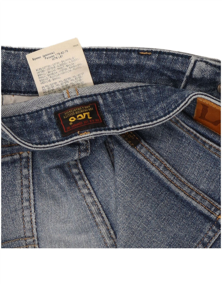 Lee Damen Malone Skinny Jeans W30 L32 Blaue Baumwolle