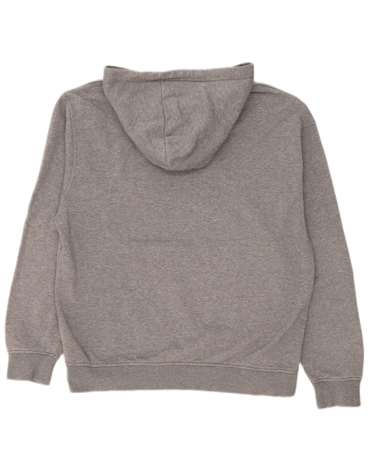 Jordan Herren-Kapuzenpullover aus mittelgrau gefleckter Baumwolle