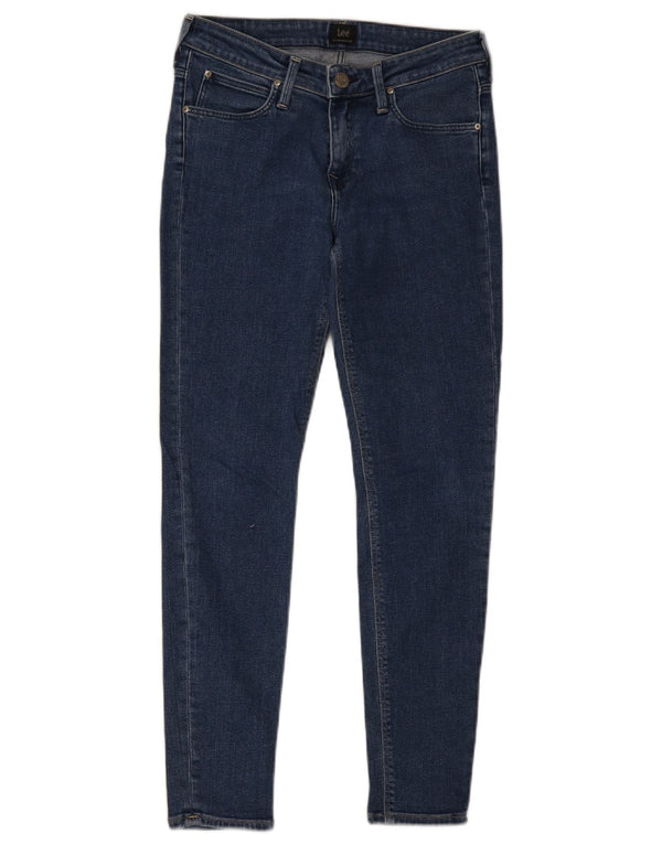 Lee Damen Scarlett Skinny Jeans W28 L31 Blaue Baumwolle