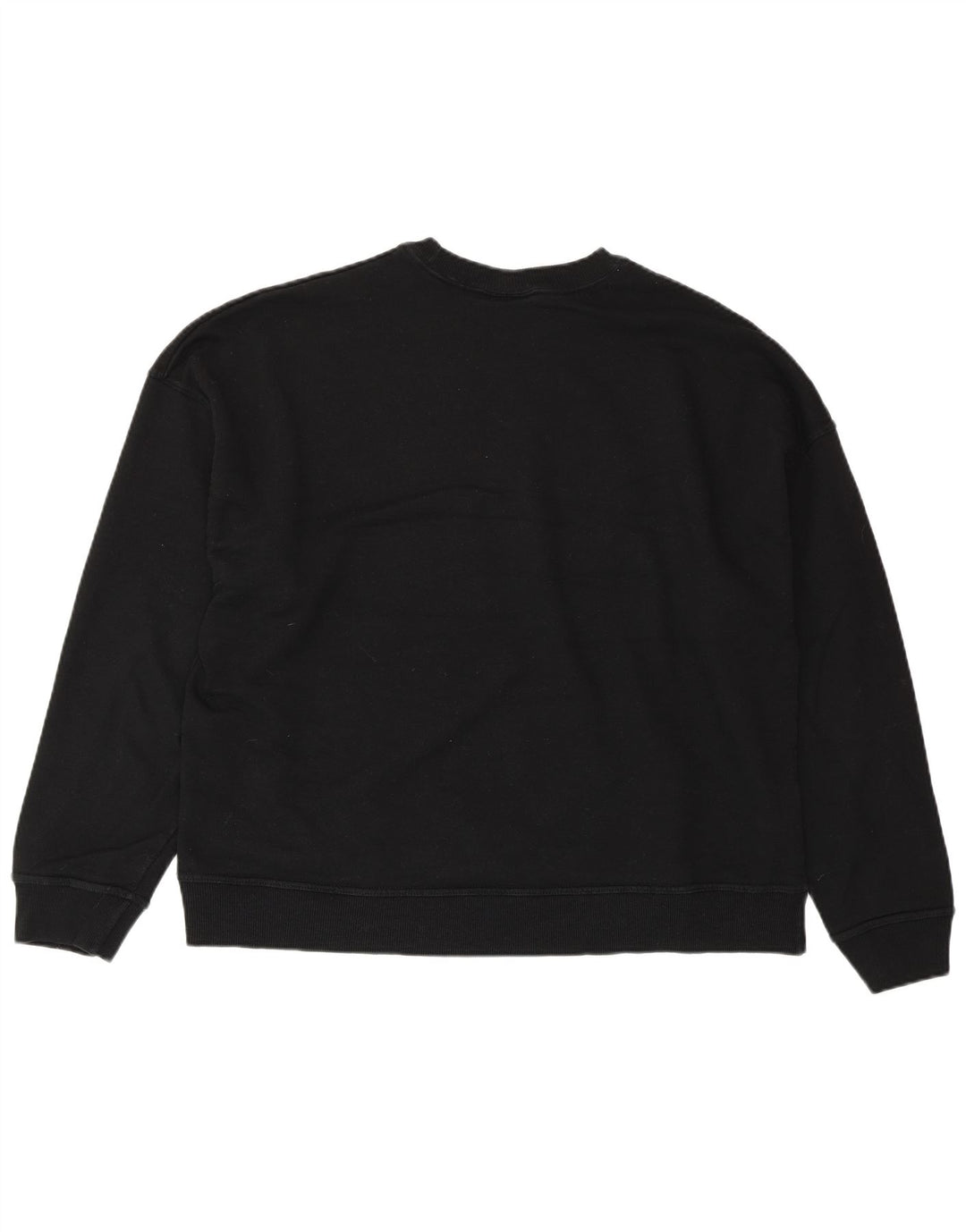 CHAMPION Womens Graphic Oversized Sweatshirt Pullover UK 18 XL Schwarz