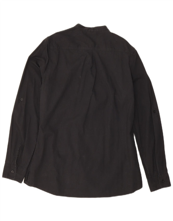 Calvin Klein Damen Hemd EU 42 Large Schwarz