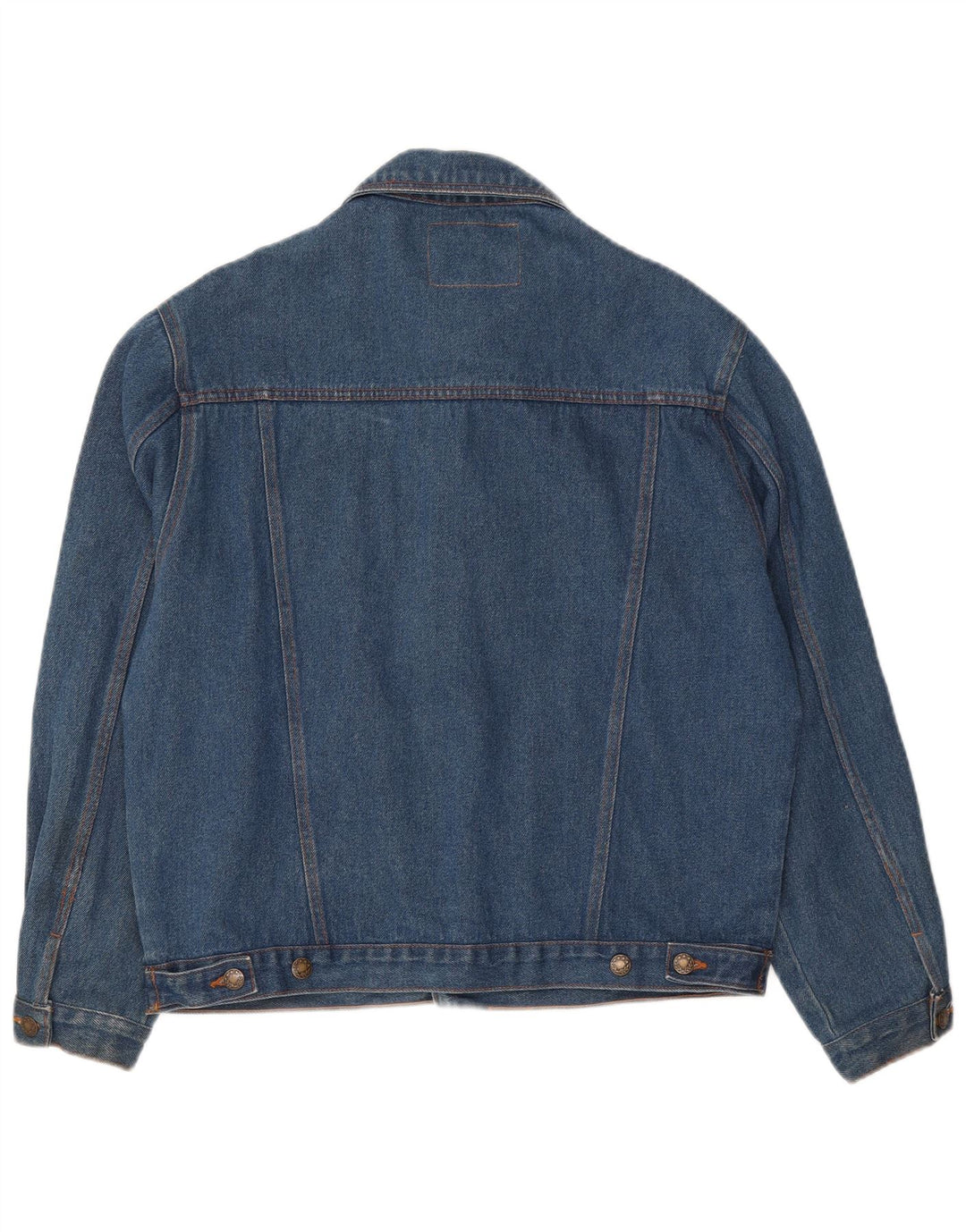 CANYON Herren Jeansjacke UK 40 Große blaue Baumwolle