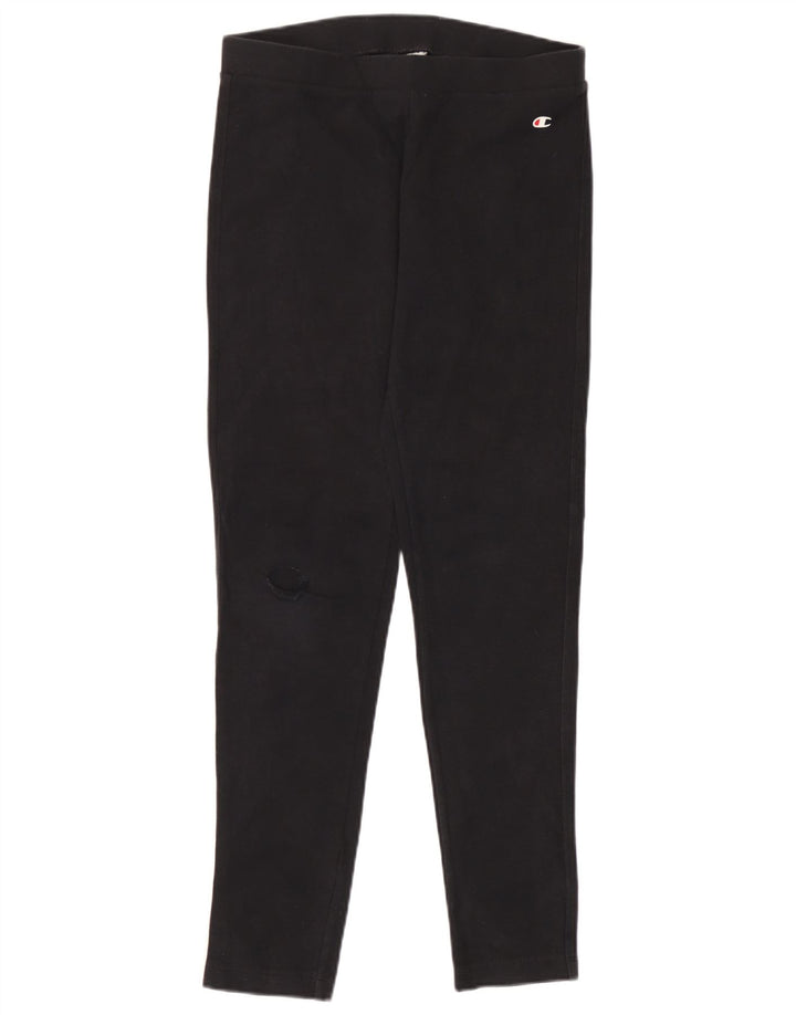 Champion Damen Leggings UK 12 Medium Schwarz