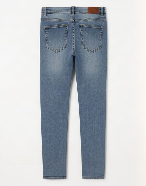 Zara Damen Distressed Skinny Jeans EU 38 Small W28 L27 Blaue Baumwolle
