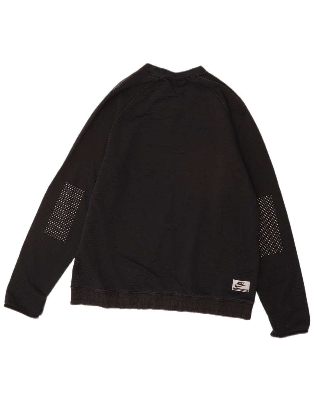 NIKE Herren-Sweatshirt, Pullover, groß, schwarz gestreift, Baumwolle