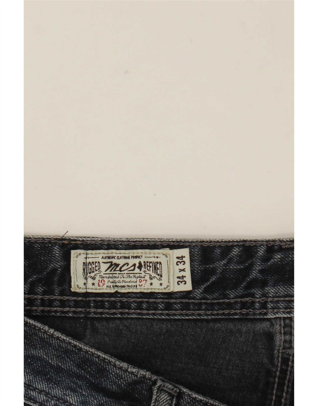Marlboro Classics Herren Slim Jeans W34 L30 Marineblau