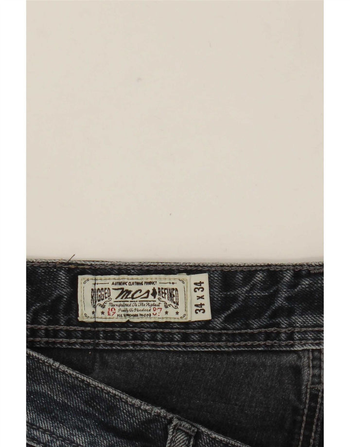 Marlboro Classics Herren Slim Jeans W34 L30 Marineblau