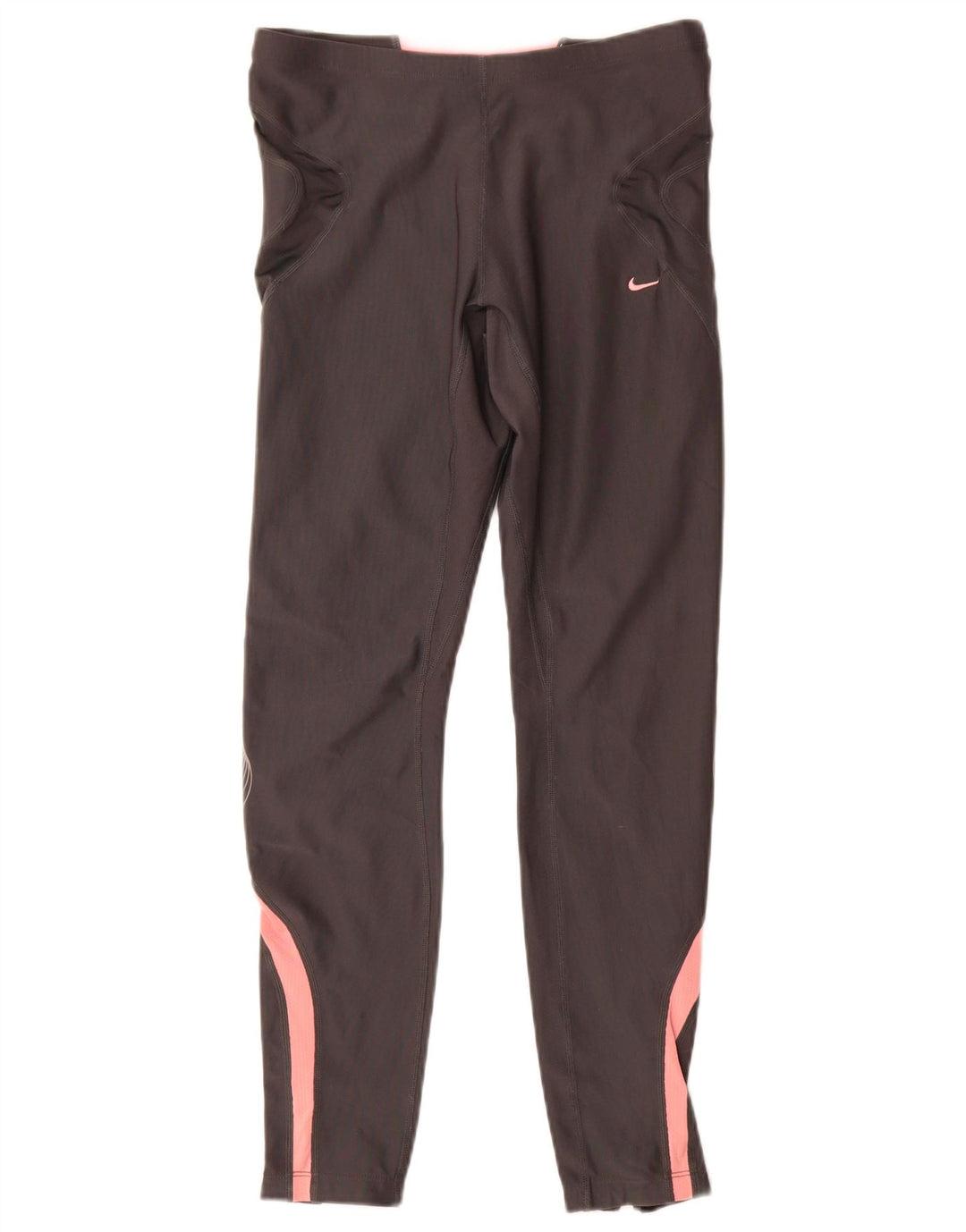 Nike Damen Dri Fit Leggings UK 10/12 Mittelgrauer Farbblock