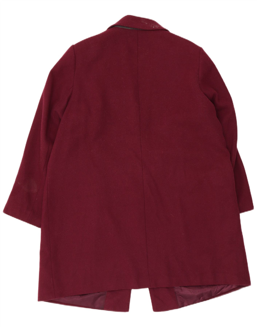 Marks & Spencer Damenmantel UK 20 2XL Burgunderrot Polyester