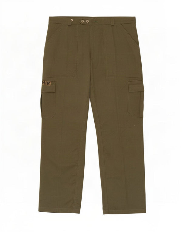 Vintage Herren Straight Cargo Hose IT 50 Large W32 L32 Khaki