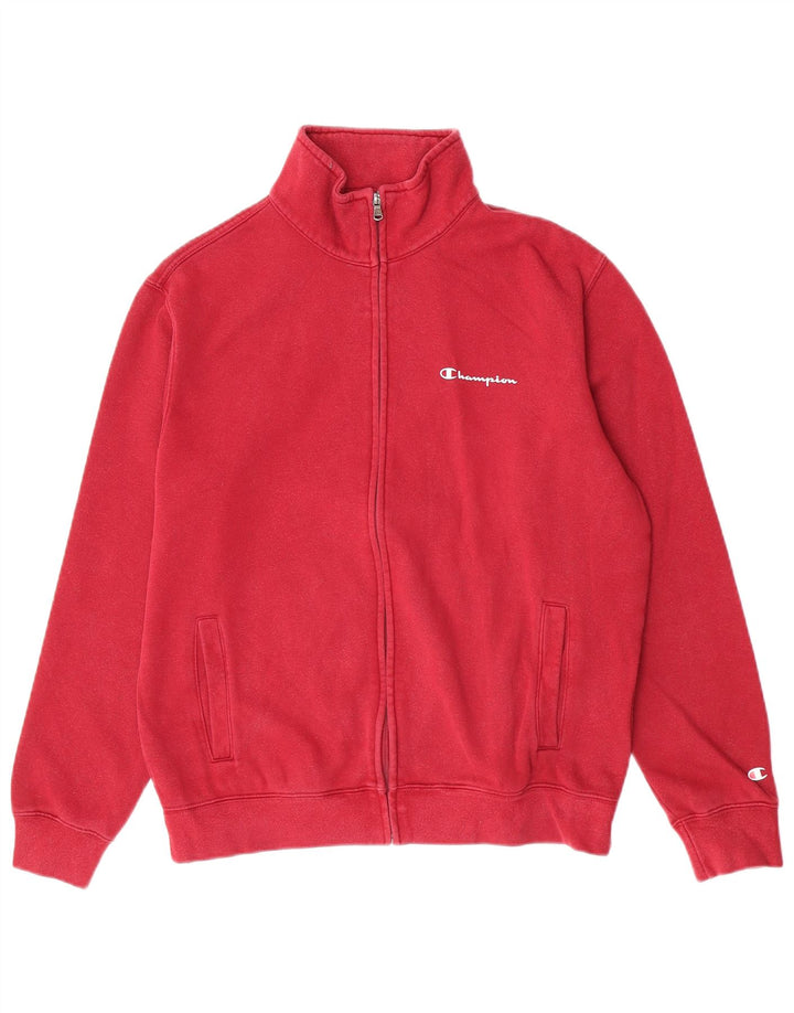 Champion Herren-Trainingsanzug-Top-Jacke, große rote Baumwolle