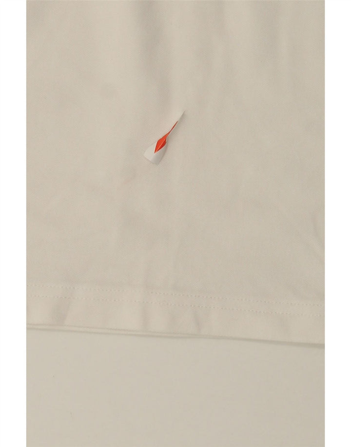 Hugo Boss Slim-Fit-Poloshirt für Herren aus mittelweißer Baumwolle