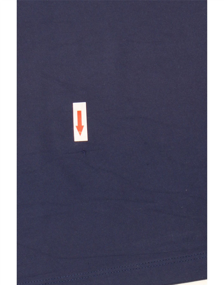 NIKE Herren Dri Fit T-Shirt Top Medium Marineblau Polyester
