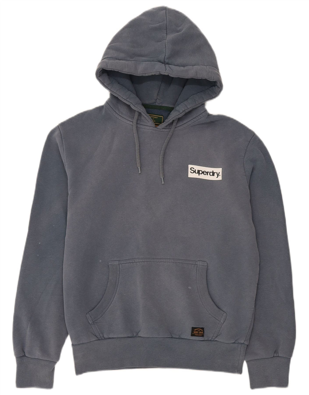 Superdry Herren-Kapuzenpullover, Größe S, Blau, Baumwolle