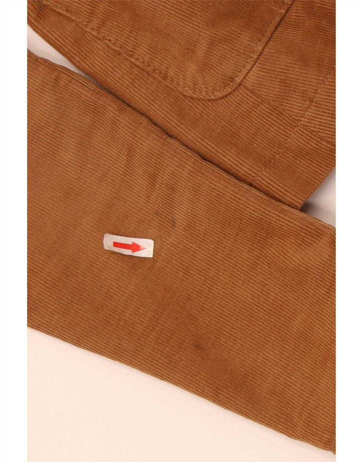 Esprit Damen-Blazerjacke aus Cord mit 2 Knöpfen, Größe UK 12, mittelbraun, Baumwolle