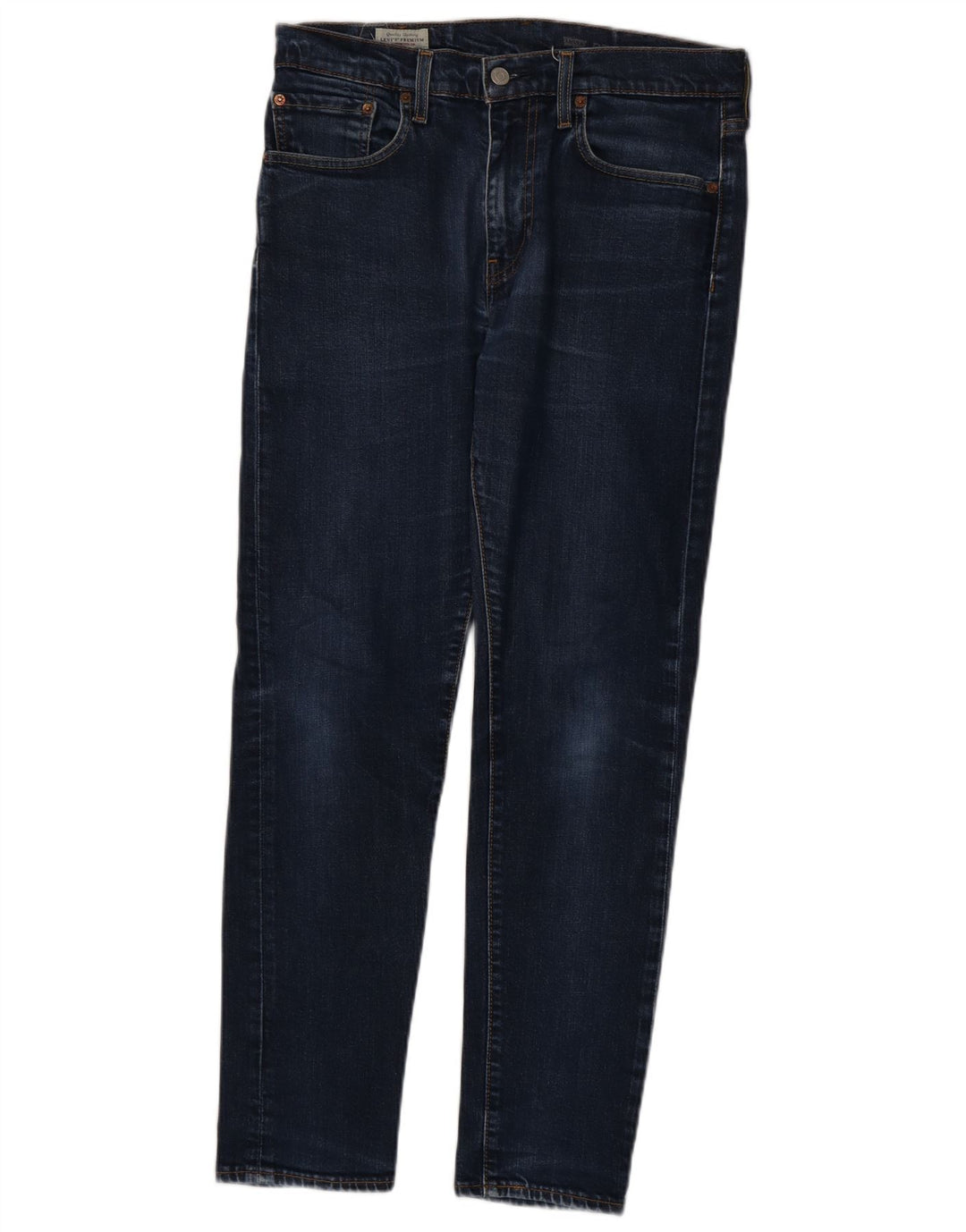 Levi's Herren 512 Slim Tapered Jeans W31 L32 Marineblaue Baumwolle
